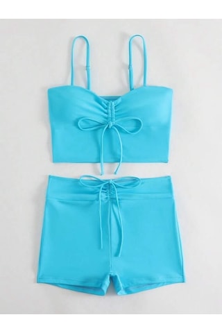 Deep Beach Taytlı Bikini Takım Db200802bt 001