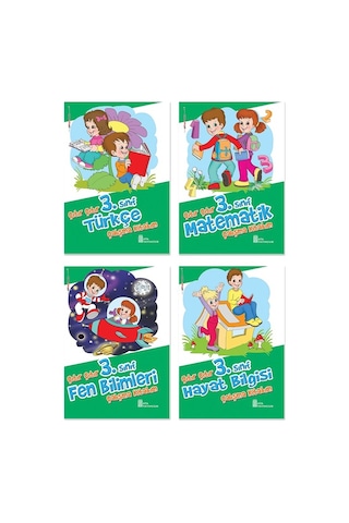 3.sınıf Çıtır Çıtır Çalışma Kitabım Seti 4 Kitap