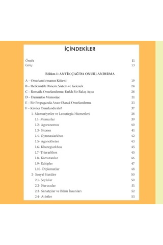 Antik Yunan Ve Roma&apos Da Onurlandırma: Propaganda, Gelenek Ve Kentler
