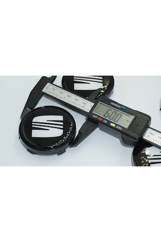 Dk Tuning Seat Siyah Jant Göbeği Kapak Seti 60mm