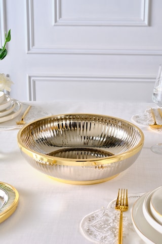 Karaca Ring Dekoratif Meyvelik Gold 8x28 Cm Altın