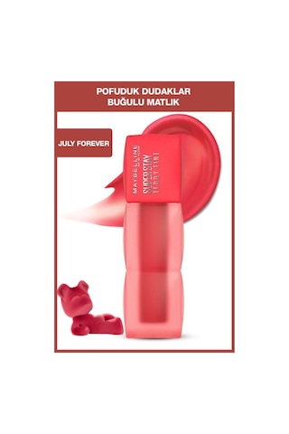 Maybelline Super Stay Teddy Tint Uzun Süre Kalıcı Likit Mat Tint 35 July Forever 35