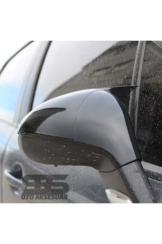 Peugeot 308 Batman Yarasa Ayna Kapağı Piano Black / 2006-2012