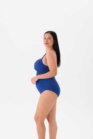 4061my Toparlayıcı Mayo Sax Mavisi Çok Renkli