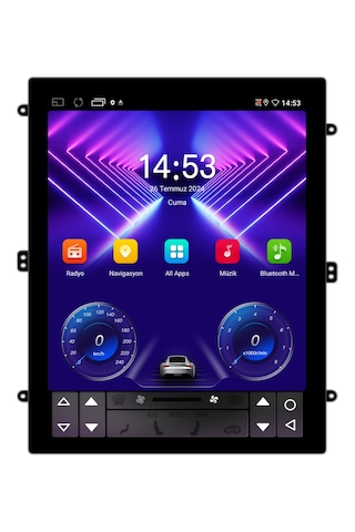 A133 Tesla Ekran Android Multimeyda Teyp Carplayli Fanlı Kamera Hediyeli 4/64gb 9.7''