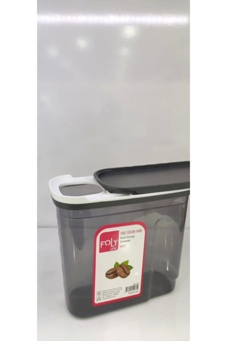 1.8 Litre Poly Erzak Saklama Kabı Kızaklı Kapak Royaleks-bnm-0650 Çok Renkli