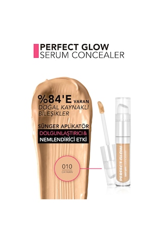 Perfect Glow Nemli Ve Aydınlık Bitişli Sünger Aplikatörlü Serum Concealer 8682536115063 010c4fawn
