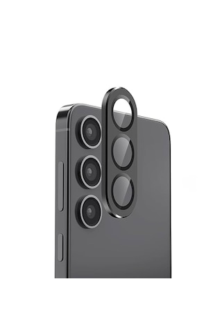 Forzacase Samsung Galaxy A26 / A36 / A56 İle Uyumlu Kamera Camı Lens Koruyucu Halka Seti - Fc381 Siyah