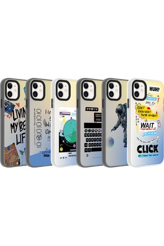 Zeyline Apple Uyumlu iPhone 11 Desenli Zore Dragon Sert Kapak-seyahat