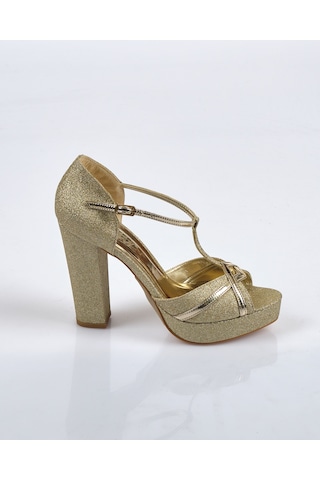 Natty Shoes Altın Kadın Ayakkabı 20119108 001