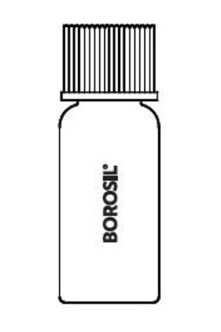 Cam Deney Tüpü Düz Tabanlı Pp Vida Kapaklı - 25X57 Dibi Düz