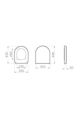 VitrA İntegra Universal Klozet Kapağı Beyaz  121-003-909