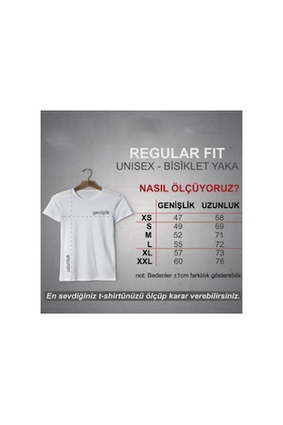 Her Şey Nota Mikrofon Beyaz Tshirt