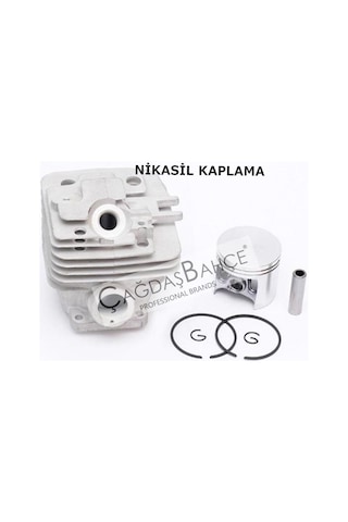 Stihl Ms341 / Ms361 Testere Nikasil Silindir Piston Seti 47 Mm