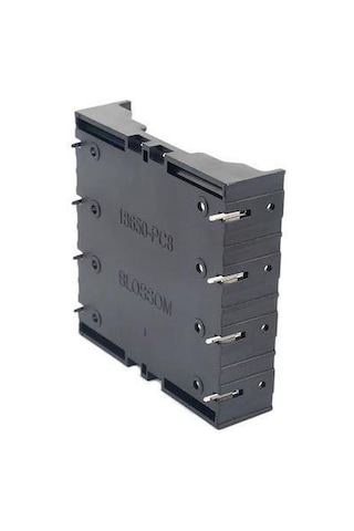 18650 Pil Yatağı 4lü Lityum Ion Pil Yuvası Paralel 8pin Pcb Tip