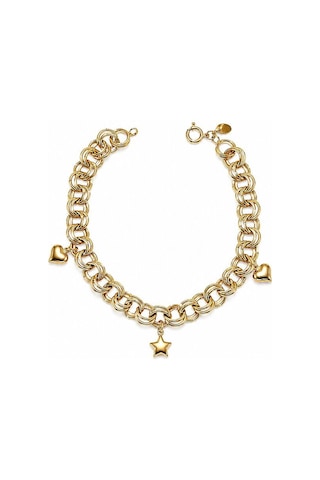 8 Ayar Şans Charm Altın Bileklik 3,65 Gram T14734 Çok Renkli