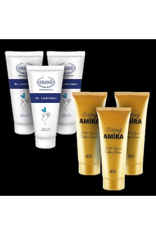 Ersağ 3lü El Kremi 200ml + 3lü Amira El Ve Vücut Bakım Kremi