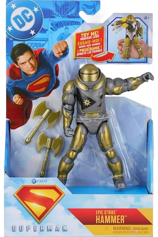 Spm-6073190 Superman Epic Strike Figür Captain Marvel