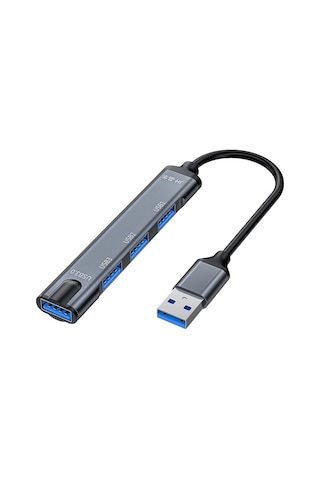 4 Port Usb Çoklayıcı Hub, Usb 2.0 Ve Usb 3.0 Destekli Otg Adaptör, Telefon Tablet Laptop Pc Uyumlu, Klavye Mouse Usb Bellek Hard Disk İçin 480mbps Tak Çalıştır N802