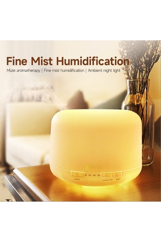 Wezone 500ml Ev, Ofis, Spor Odaları İçin Sessiz Ultrasonik Nemlendirici Aromaterapi Yağı Dağıtıcı Ab, Abd, İngiltere Standartları