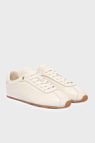 Tommy Hilfiger Deri Sneaker Ayakkabı Kadın Ayakkabı Fw0fw09495 Aeo Bej