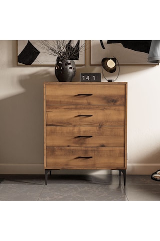 3640 Zen 4 Çekmeceli Ayaklı Şifonyer Hat