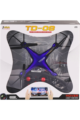 22571-td-08wh Kumandalı 6 Ch Quad Copter Drone -asya Oyuncak
