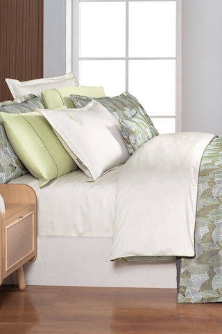 Sarev Ulrika Gri Çift Kişilik %100 Pamuk Nevresim Takımı Ve Yatak Örtüsü Seti Gri