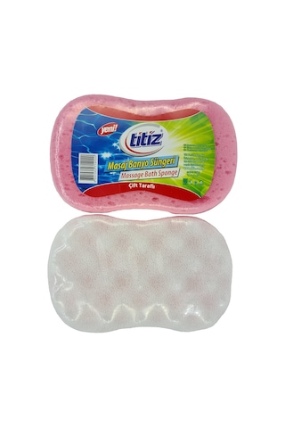 Titiz Çift Taraflı Masaj Banyo Süngeri
