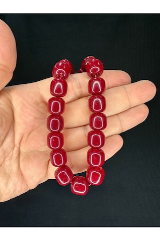 Efe Boy Maskot Şak Şak Tesbih Akrilik Bordo Büyük Boy T-741