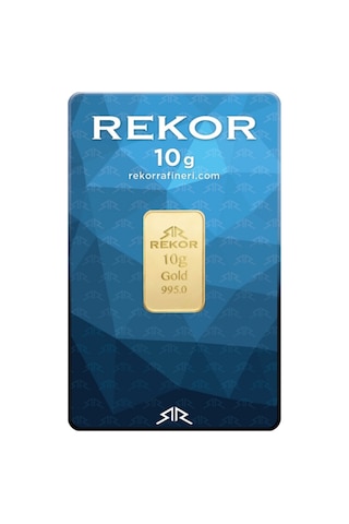 1 Adet 10 Gr 24 Ayar Altın 995 Rekor
