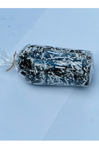 Siyah Beyaz Z Zigzag Kırpık Kağıt 500 Gr Hediye Kutu İçi Dolgu & Süsleme