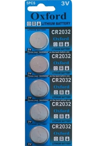 Oxford CR2032 3V Lityum Düğme Pil 5 x 10'lu