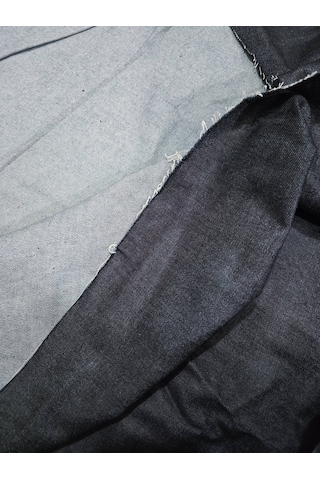 Denim Kot Kumaşı 160cm X 6,5 Metre Siyah