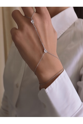 Damla Model Gümüş Renkli Şahmeran