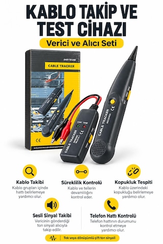 Kablo Takip Ve Süreklilik Test Cihazı Verici Ve Alıcı Seti Bilibili