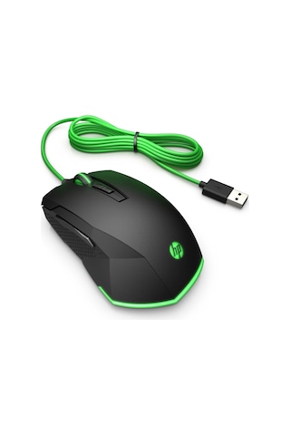 HP Pavilion 200 5JS07AA Siyah Kablolu Optik Oyuncu Mouse RGB 3200 DPI