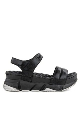 Siyah Platform Sandalet Muya Kadın Sandalet 312-siyah