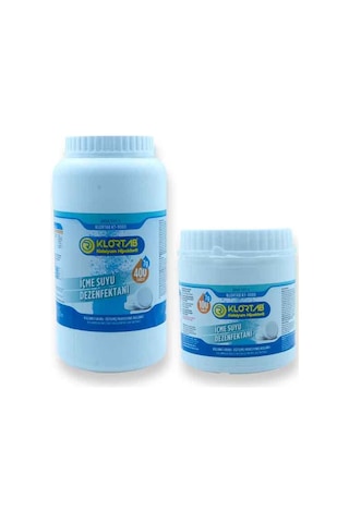 İÇME ve KULLANIM SUYU DEZENFEKTANI 7Gr/100ADET - KLORTAB KALSİYUM HİPOKLORİT 7Gr/100ADET