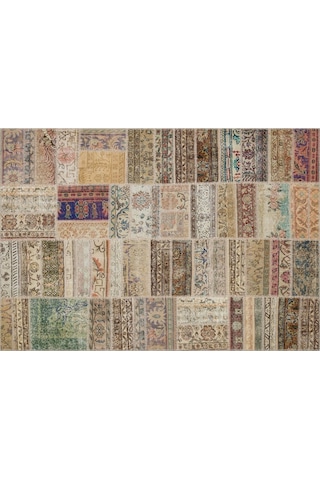Kaliteli Ve Dayanıklı Patchwork Halı 230x160 Cm 6349
