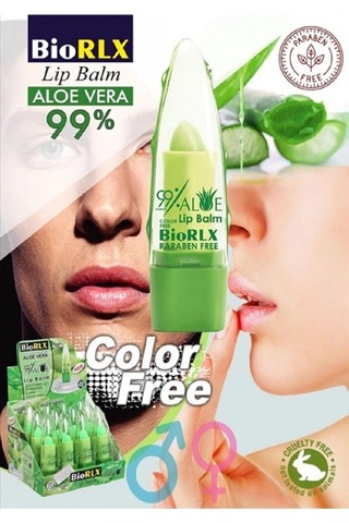 Biorlx Aloe Vera Dudak Bakım Kremi - Renksiz 3,5 Gr