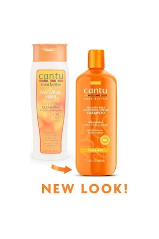 Cantu Shea Yağı Doğal Saçlar İçin Sülfat İçermeyen Temizleyici Krem Şampuan 400 ML