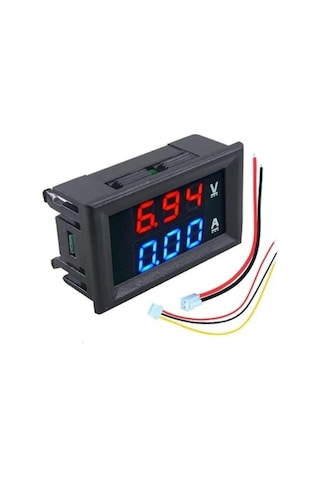 Fapatech Dijital Ampermetre-Voltmetre Dc 0-100V 0-10A Dual