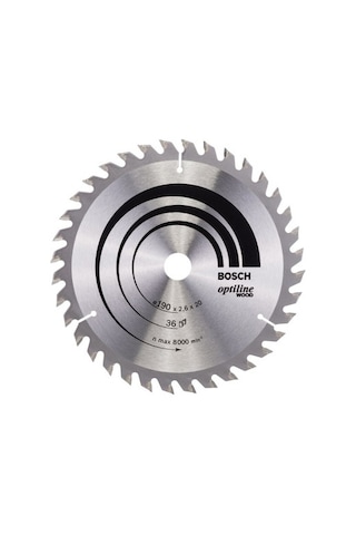 Ahşap İçin Daire Testere Bıçağı 190 Mm X 20/16 Mm 36 Diş