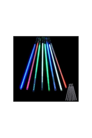 3.2m Meteor Led Rgb Duvar Işığı Parlak Lamba Bahçe Lambası