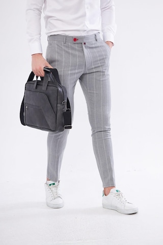 Derinss Dub3075 Hakiki Deri Gri Gölge Macbook Ve Notebook Çantası 001