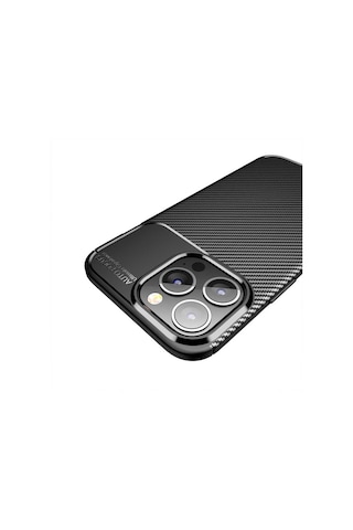 Apple Uyumlu iPhone 13 Pro Max Kılıf Zore Negro Silikon Kapak Lacivert