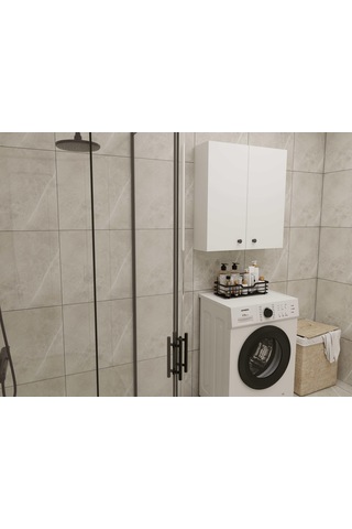 Masif Market Çok Amaçlı Dolap Beyaz