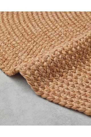 Juliet Yuvarlak Dekoratif Jüt Kilim 120 Cm Natural Natural