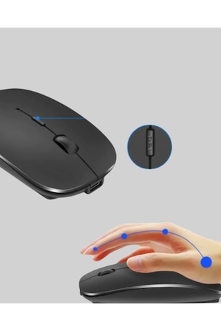 Sessiz Ve Ergonomik Mouse Usb Bağlantılı Ve Dpı Ayarlı Diğer